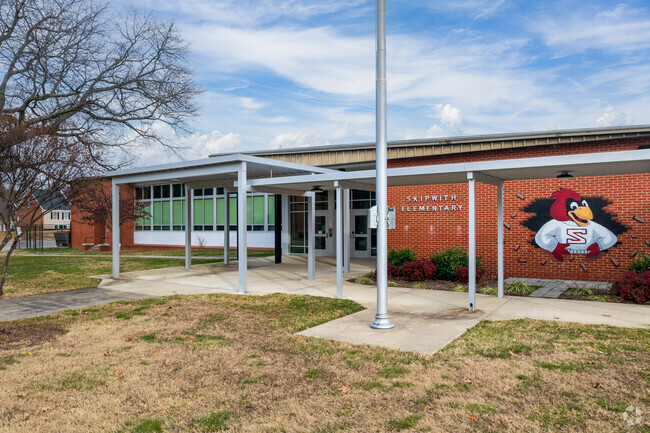 Entrance of Skipwith Elementary School.