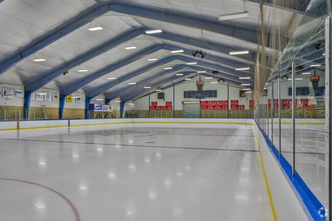 Shove park has an indoor ice rink that is accessible year round for Fairmount residents.