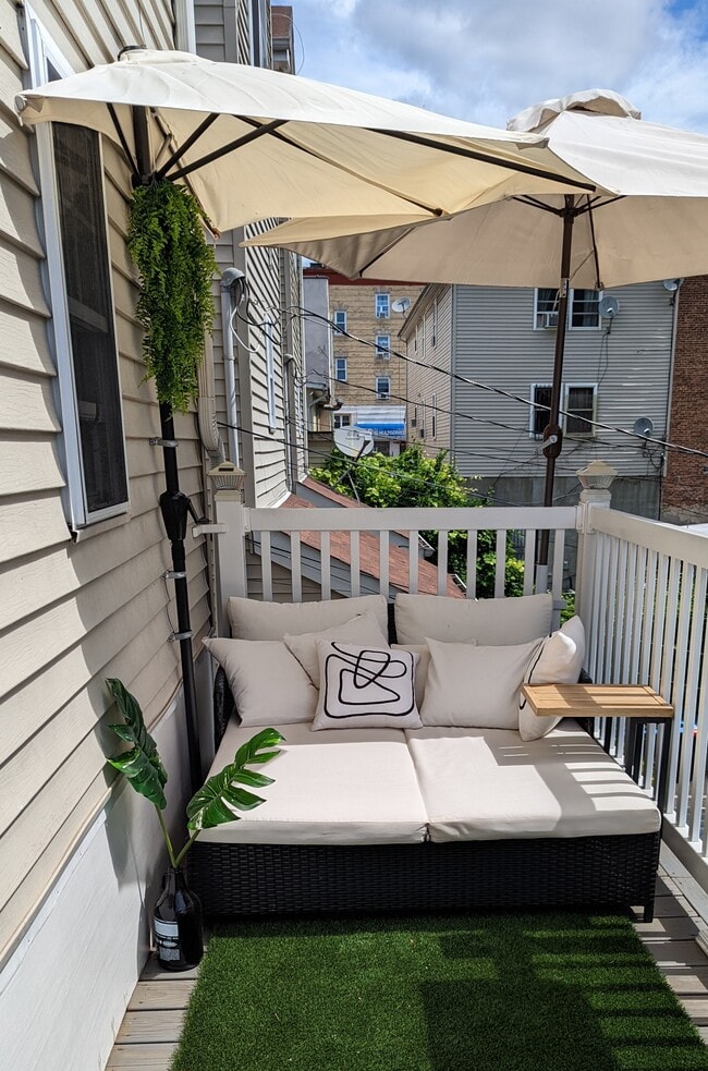 Back private deck