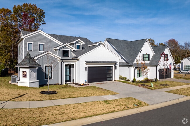 Many of the newer homes in The Palisades are custom craftsman style homes.