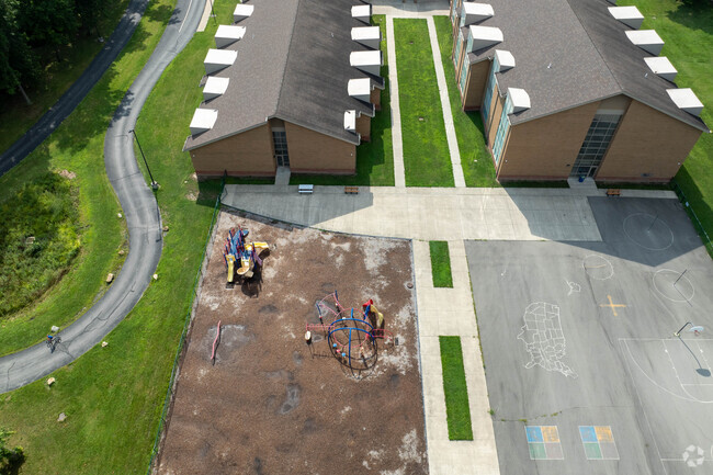 Students enjoy recess at Niles Intermediate School in Niles, Ohio.