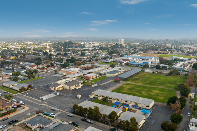 An elevated view of Vista Square Elementary in Chula Vista.