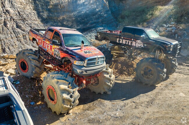 Check out Carter's Super Trucks on display at Carter's Off Road Park.