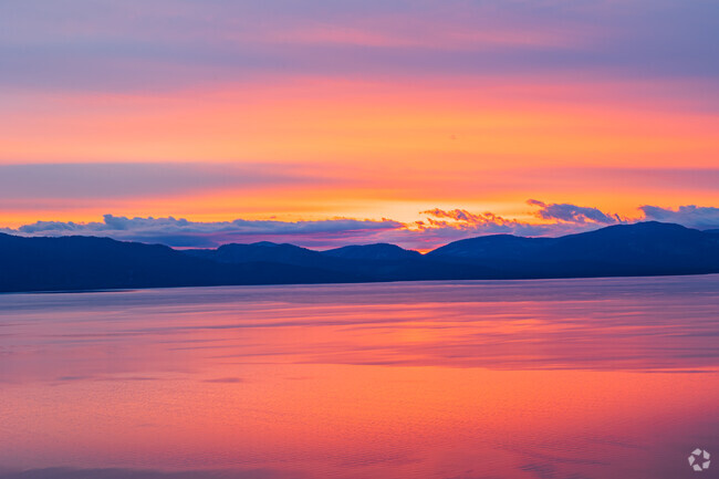 The sunsets seen at lake Tahoe's South Shore are some of the best in the world.