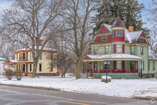 A Victorian style home can be found in Bellevue.