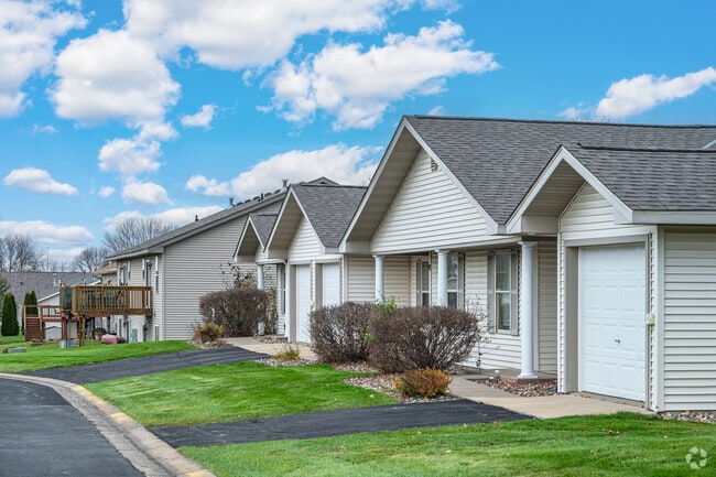 Baldwin is lined with attractive townhomes for modern living.