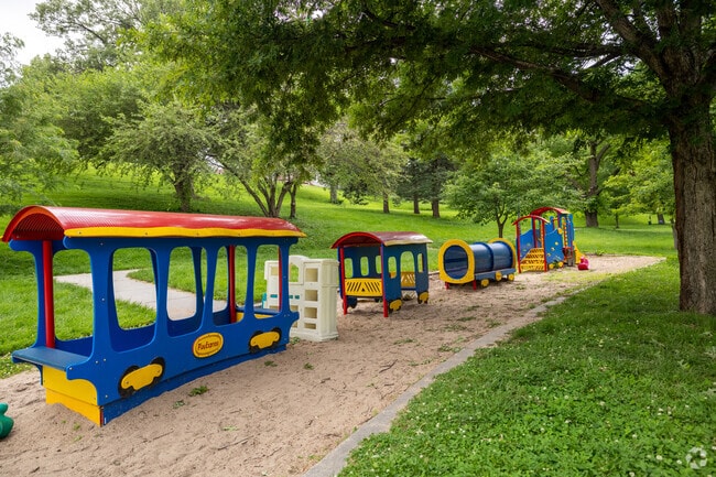 Bemis Park near Prospect Hill includes play areas for young children.