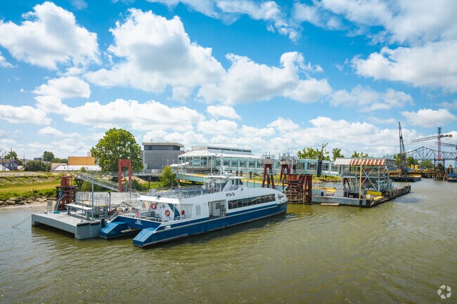 The Algiers Point ferry has been a part of travel to downtown New Orleans for over 100 years.