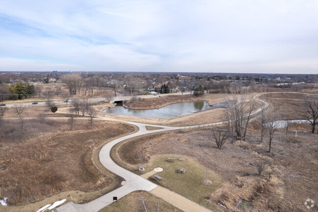 Walk along the many winding trails and paths at Buffalo Creek Forest Preserve in Capri Village.