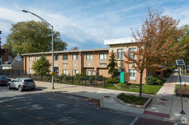 Garfield Elementary School is situated in a quiet neighborhood of Forest Park.
