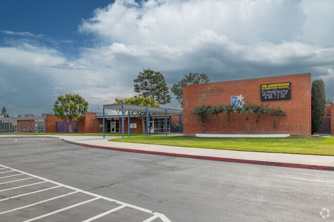Teachers encourage learning at Anderson Elementary School.