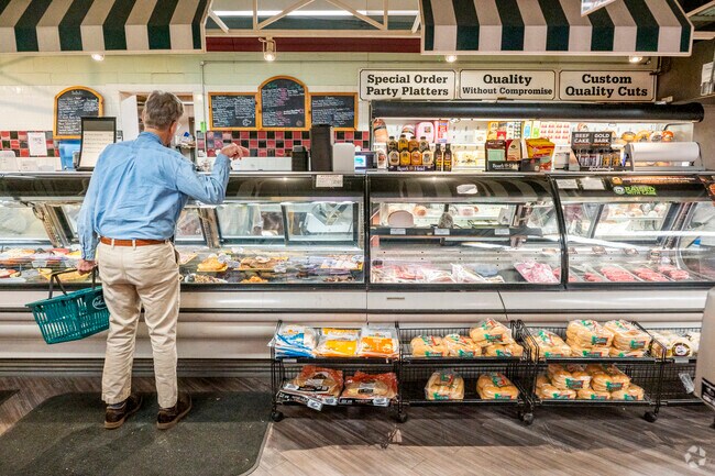 McQuade's Marketplace offers a full deli and fresh seafood in the Jamestown Village area.