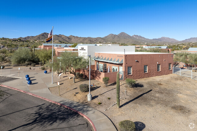 Fountain Hills High School has some great views of the surrounding mountains.