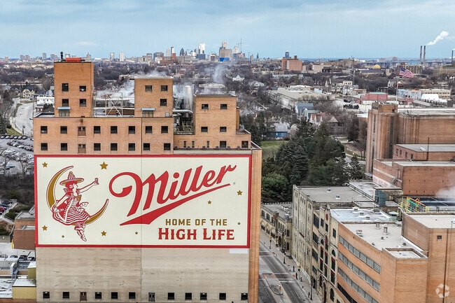 The Miller Brewery is right next to Uptown.