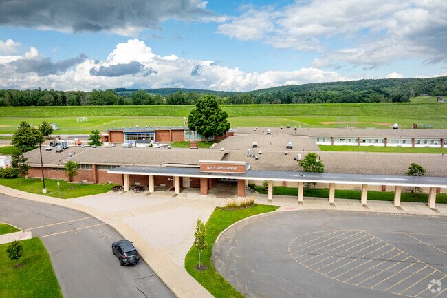 Caryn E. Adams Primary School shares the property with Whitney Point High School.