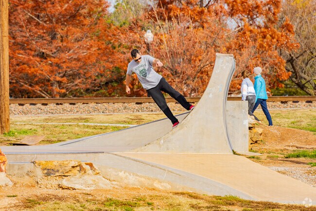 Andrews Park offers a skatepark for locals to enjoy various activities