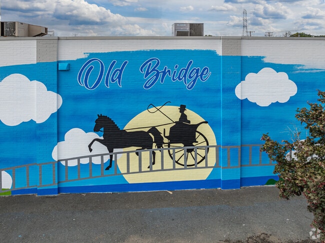 There are many murals around town celebrating the history of Old Bridge Township.