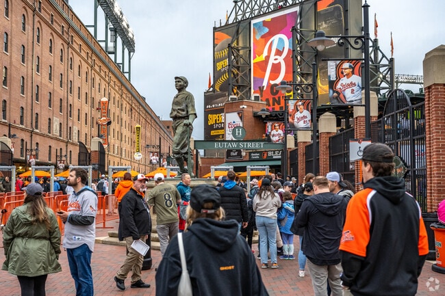 Catch and Oriole's game near Baltimore Highlands with some friends.