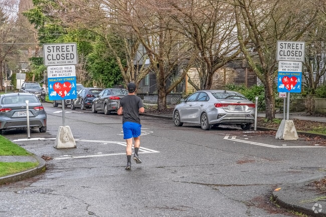 People in Blue Ridge enjoy walking and jogging in the quiet streets in this neighborhood.