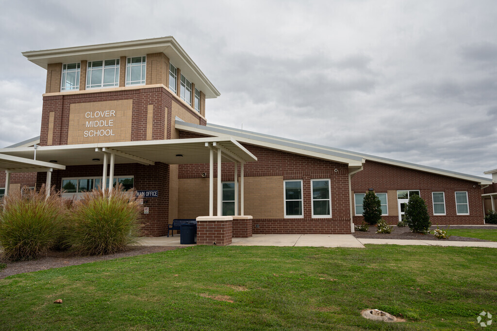 Clover Middle School provides education in the neighborhood of 
Outlying York County.