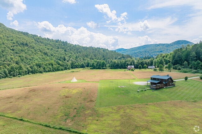 Bridgewater, Vermont, is known for spacious rural areas and calming forested mountains.