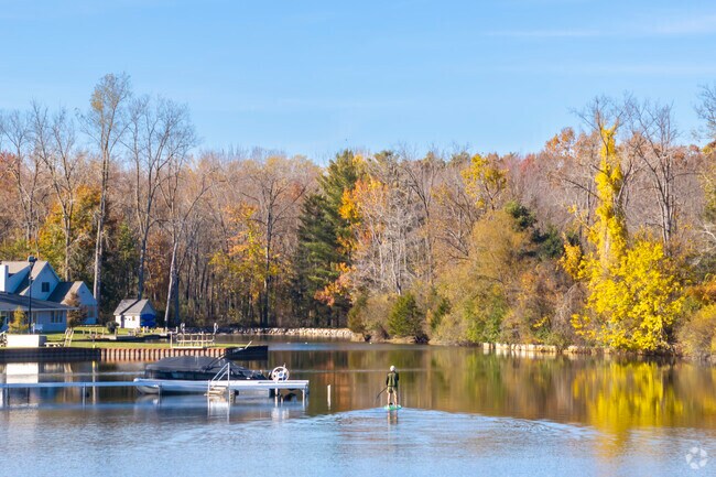 Vandercook Lake’s shoreline is perfect for boating, fishing, and lakeside living.