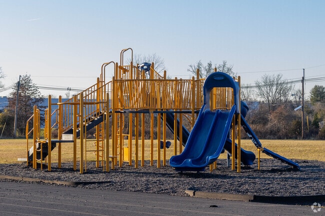 The Randolphville Elementary School has a playground to acomodate active children.