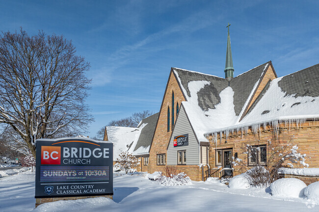 Lake Country Classical Academy shares a building with Bridge Church in Oconomowoc.