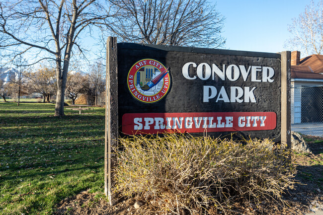 Conover Park is located next to Sage Creek Elementary School in Evergreen.