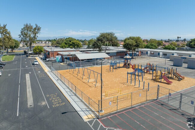 Playground and drive up section