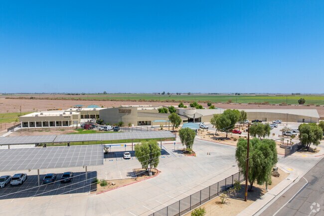 Dogwood Elementary is supported by solar energy.