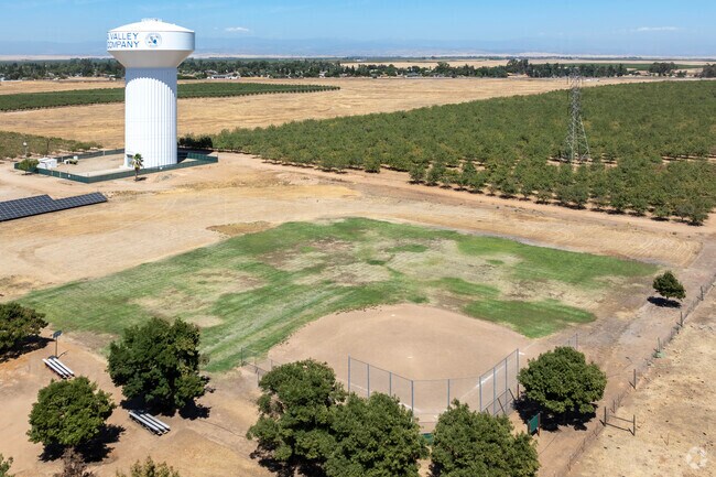 The baseball field at Crossroads Christian School in Madera.