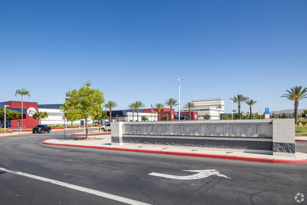 Heritage High School in Outer San Jacinto has great academic opportunities for students.