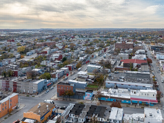 Carrollton Ridge is a densely packed urban neighborhood in West Baltimore.