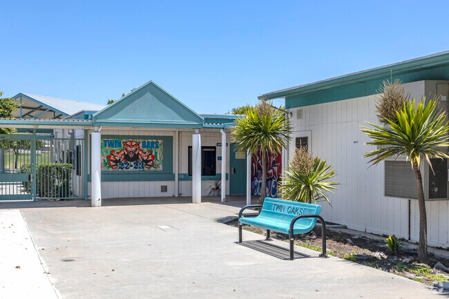 The administration office of the Twin Oaks High School in San Marcos.