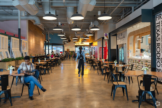 The Lee + White complex's diverse eateries and shops makes it a convenient destination for Semmes Park locals.
