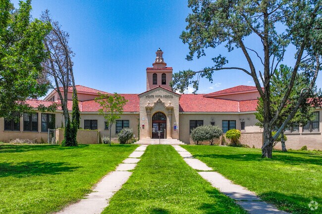 Monte Vista Elementary School is located in the UNM neighborhood in Albuquerque.
