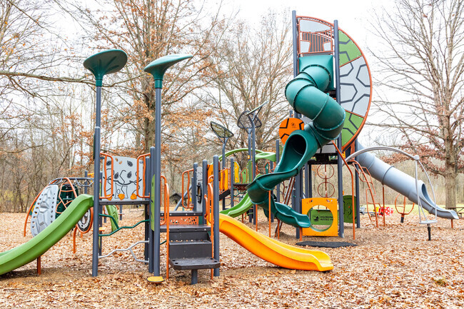 Highbanks Metro Park has playground equiptment for the kids.