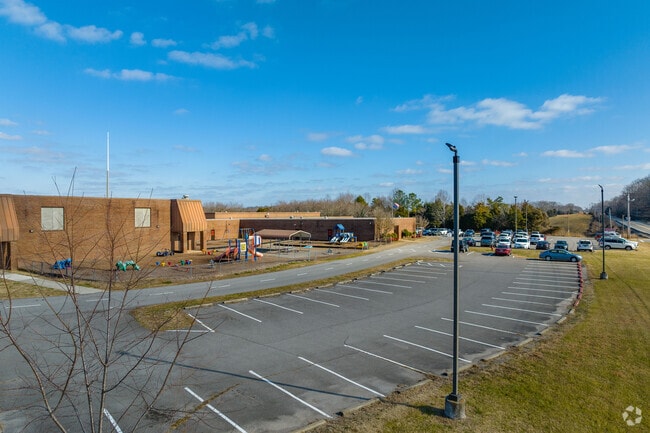 Stuart Burns Elementary School is a one-story all brick school in Burns.
