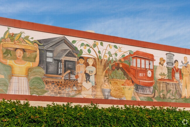 Colorful murals can be found all across the Pico Rivera neighborhood.