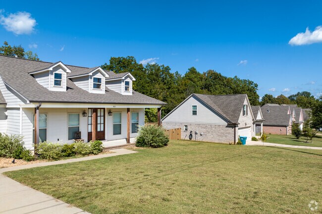 Many homes in Holly Springs have off street parking.