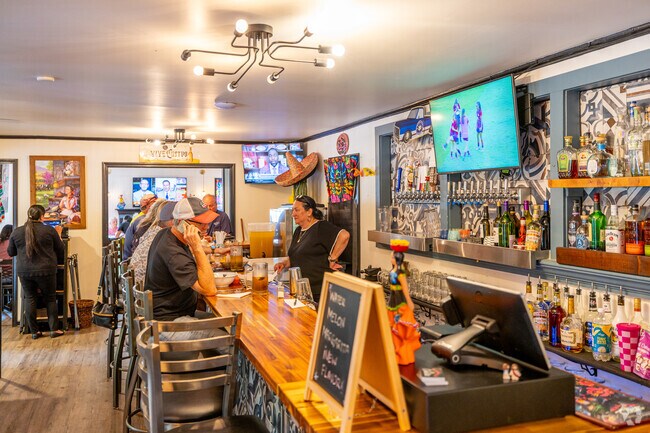 Bolingbroke residents can dine in at the La Casita Mexican restaurant, one of just a few in the town.