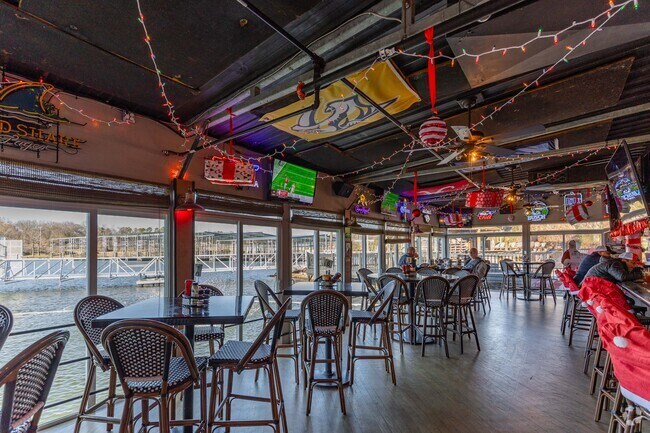 Take in the views of Old Hickory Lake at The Rudder in Hendersonville.