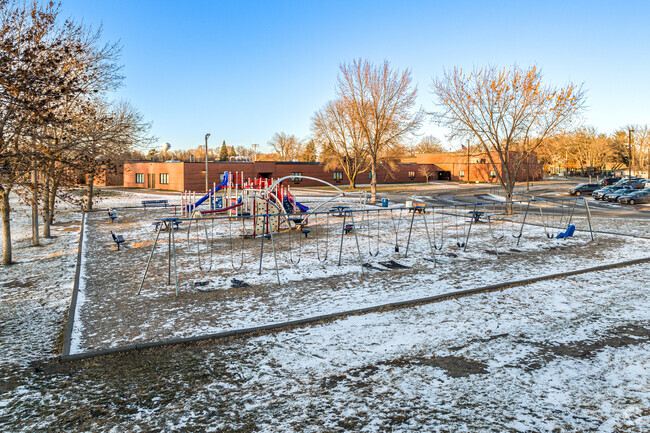 The students at Forest Lake Elementary enjoy the playground and green space.