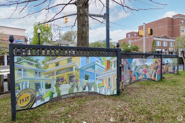 Murals around town showcase the history of Dover Crystal.