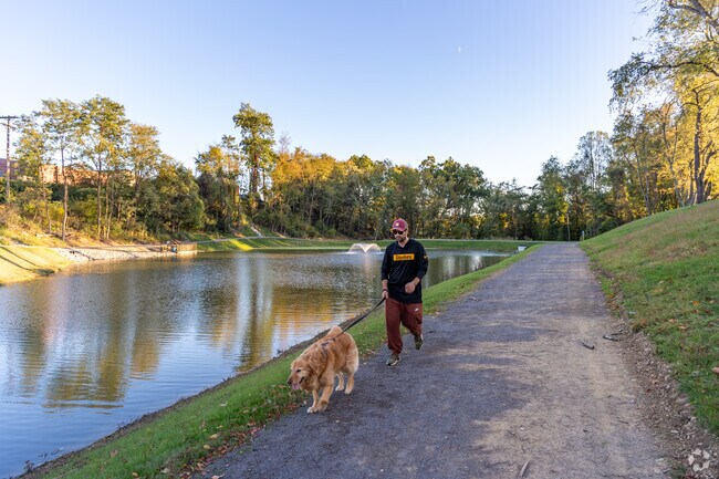 Take your best friend for a walk around Hampton Community Park.