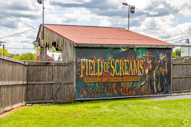 The Field of Screams in Donerville is America's number 1 haunted attraction.