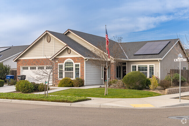 Modern traditional style homes make up most of the newer homes in Hanford.