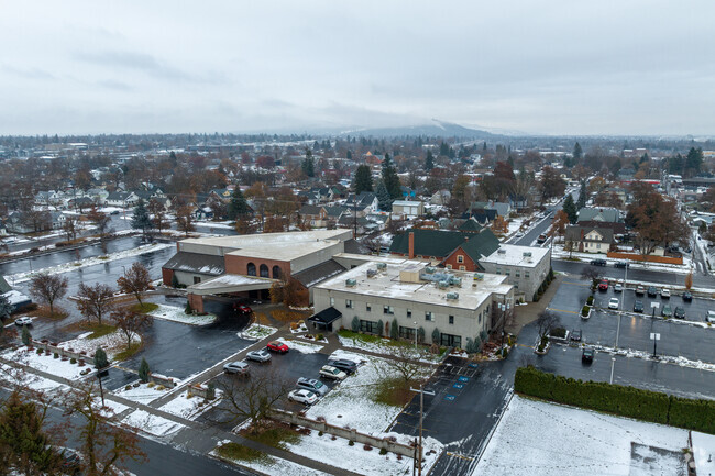 The Spokane Classical Christian Academy sits close to downtown Spokane.