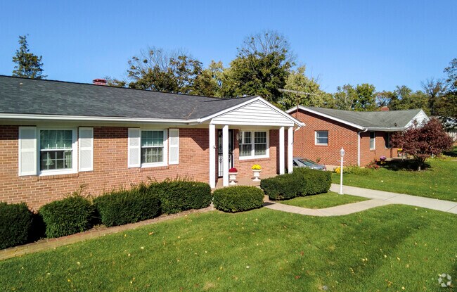 Ranch-style homes are common in the area.